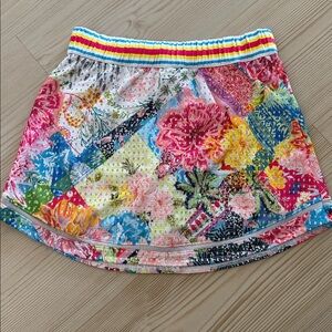 Lucky in Love Multicolor Striped Skirt